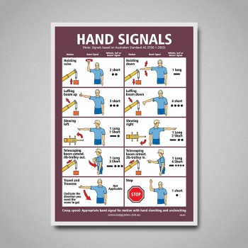 hand signals drawing