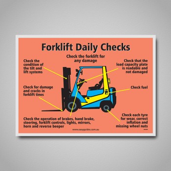 Forklift Safety Posters | Safety Posters for Safe Work Environment