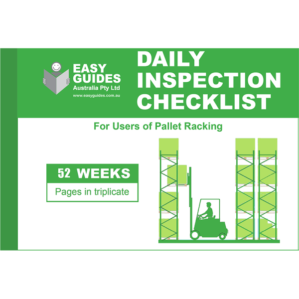 Pallet Racking Checklist Book - Easyguides