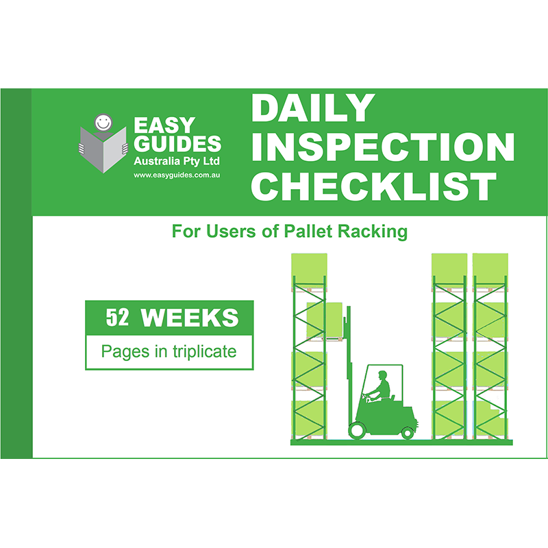 Pallet Racking Checklist Book - EasyGuides