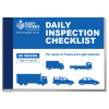 Pre start Daily Inspection Checklist for Trucks and Light Vehicles ...